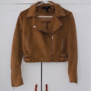 Brown cropped jacket